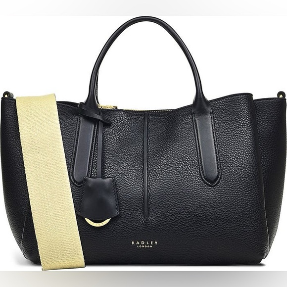 Radley Hillgate Place Leather Satchel Black - Picture 1 of 13